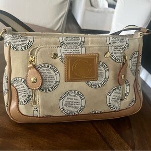 TRUNKS  and BAGS Cream and Brown  Shoulder Bag              TRUNKS & BAGS